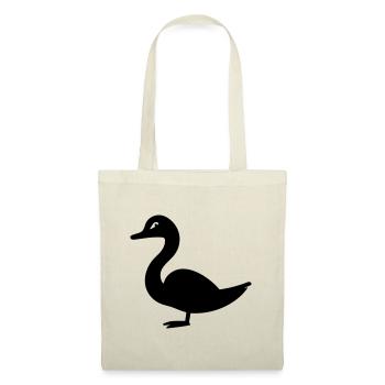Ente - Stoffbeutel - Natur - Vorne
