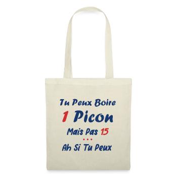 Tu peux noire un picon - Sac en tissu - nature - Devant