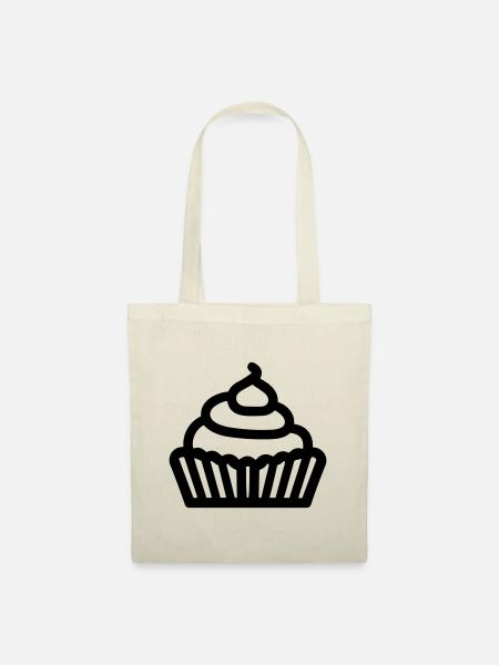 Cupcake - Stoffbeutel - Natur