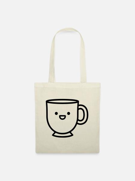 Kaffeebecher - Stoffbeutel - Natur