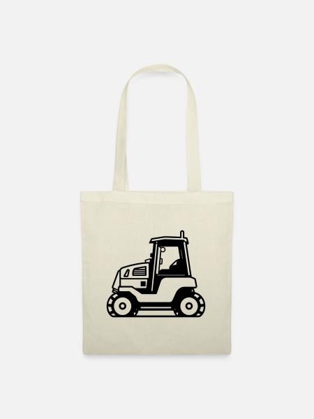 Bulldozer - Stoffbeutel - Natur
