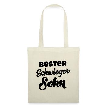 Bester Schwiegersohn Schwiegerohn in spe Heirat - Stoffbeutel - Natur - Vorne