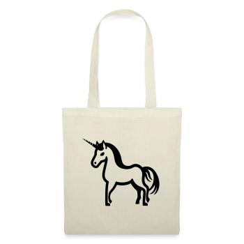 Licorne - Sac en tissu - nature - Devant