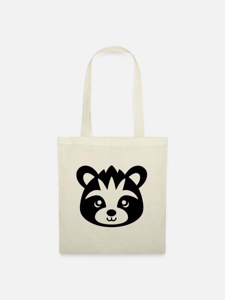 Kleiner Panda - Stoffbeutel - Natur