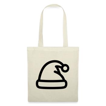 bonnet de noel - Sac en tissu - nature - Devant