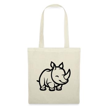 Nashorn - Stoffbeutel - Natur - Vorne