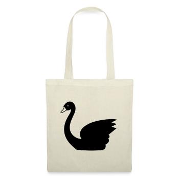 Cygne - Sac en tissu - nature - Devant