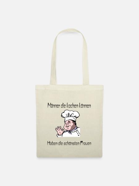 Männer die kochen können - Stoffbeutel - Natur
