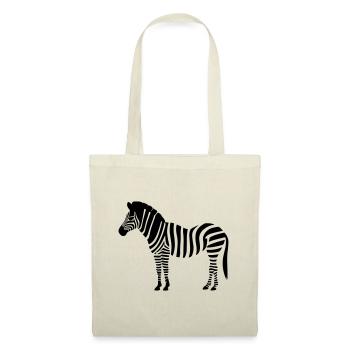 Kleines Zebra - Stoffbeutel - Natur - Vorne