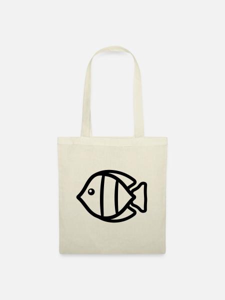 Fisch - Stoffbeutel - Natur