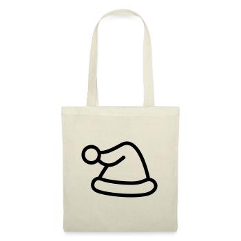 bonnet de noel - Sac en tissu - nature - Devant