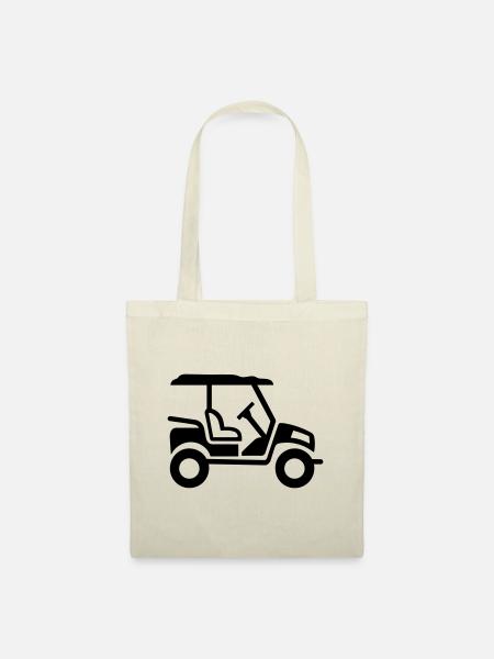 Golfwagen - Stoffbeutel - Natur