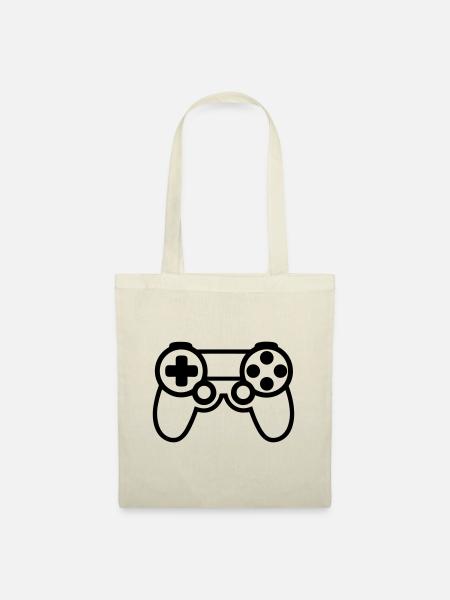 Videospiel-Controller - Stoffbeutel - Natur