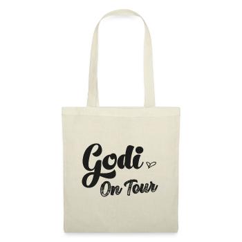 Godi on Tour Patentante Österreich Taufe - Stoffbeutel - Natur - Vorne