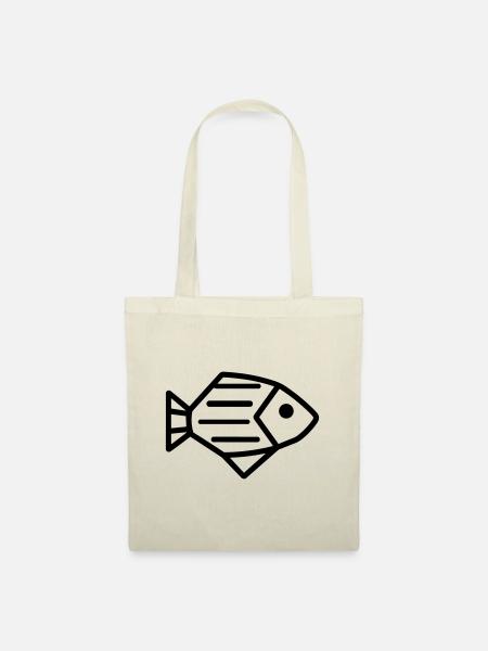 Fisch - Stoffbeutel - Natur