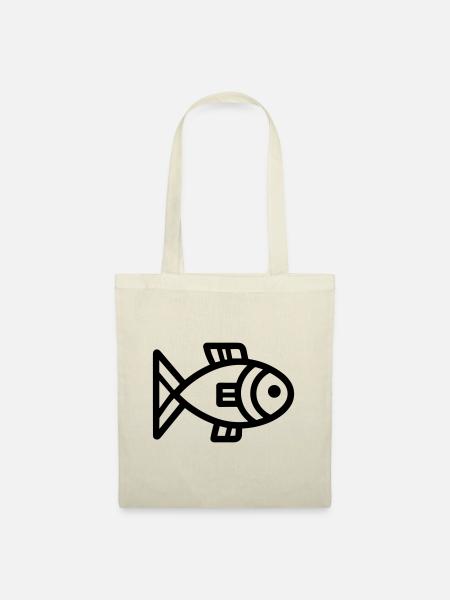 Fisch - Stoffbeutel - Natur