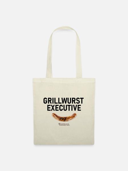 Grillspruch Grillwurst Executive - Stoffbeutel - Natur