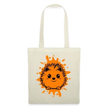 Igel Tier Baby - Stoffbeutel - Natur - Vorne