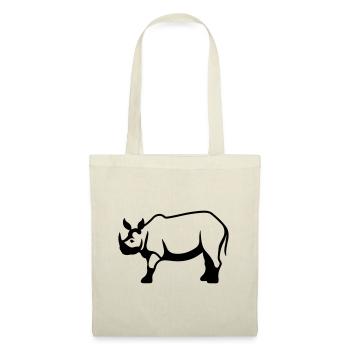 Nashorn - Stoffbeutel - Natur - Vorne