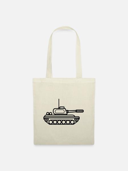Panzer - Stoffbeutel - Natur