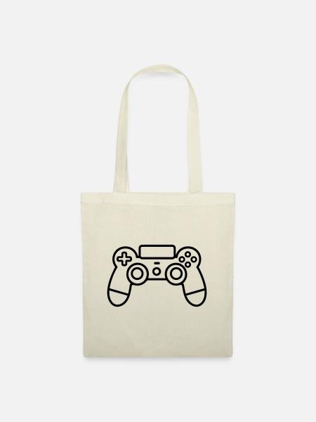 Controller für Videospiele - Stoffbeutel - Natur