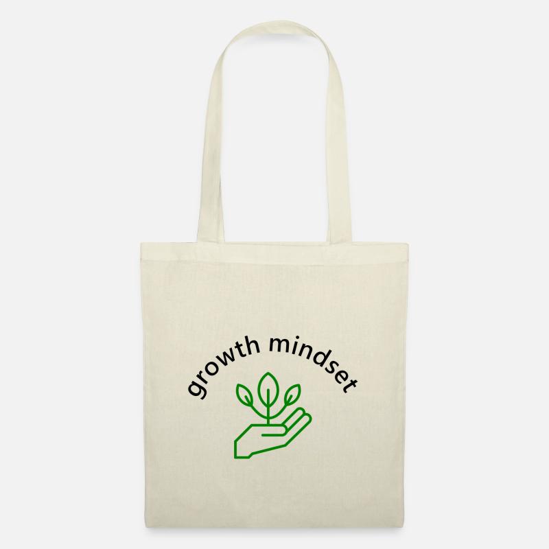 growth mindset - Stoffbeutel - Natur