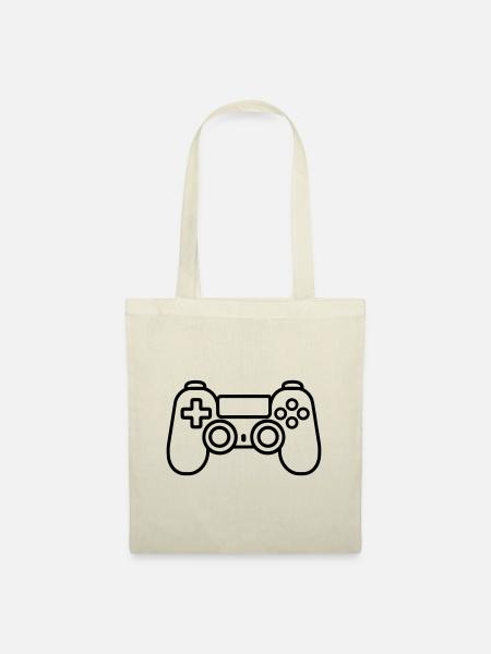 Controller für Videospiele - Stoffbeutel - Natur
