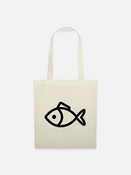 Fisch - Stoffbeutel - Natur