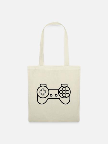 Controller für Videospiele - Stoffbeutel - Natur