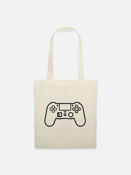 Videospiel-Controller - Stoffbeutel - Natur