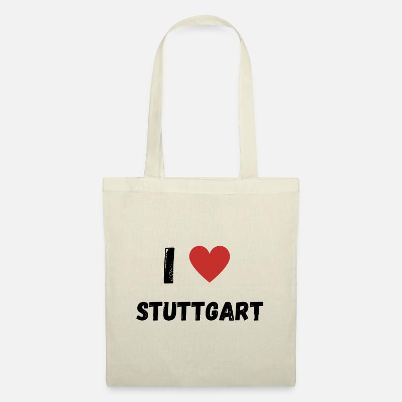 Stuttgart I Love - Stoffbeutel - Natur