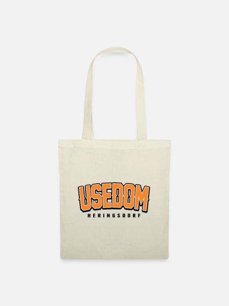 Heringsdorf UsedomT-Shirt–Ostsee Streetwear Design - Stoffbeutel - Natur