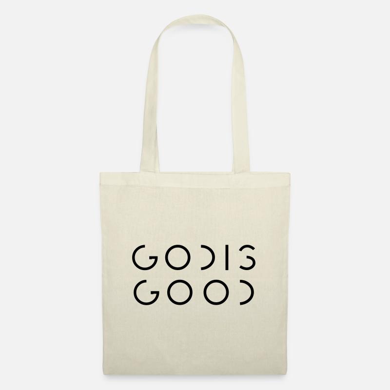 GOD IS GOOD - Stoffbeutel - Natur