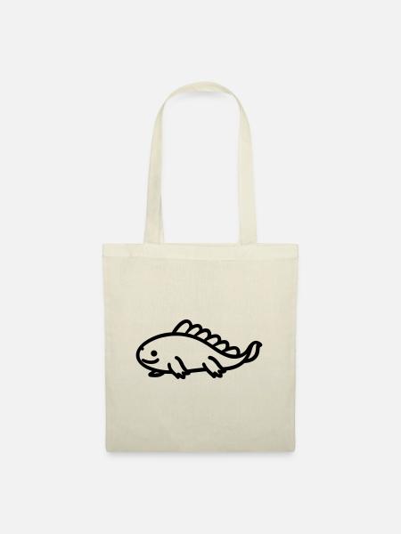 Axolotl - Stoffbeutel - Natur