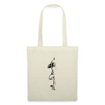 drawing lady yoga - Tote Bag - nature - Front