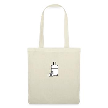 Caméra valise voyage amour - Sac en tissu - nature - Devant