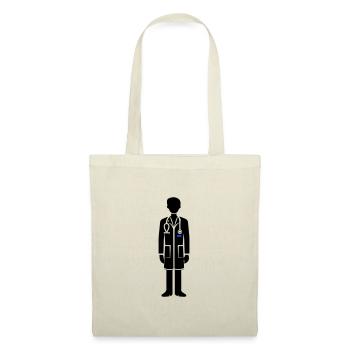 Icône du docteur - Sac en tissu - nature - Devant