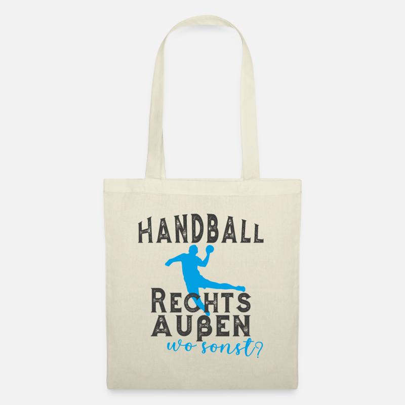 Handball Rechtsaußen - Stoffbeutel - Natur