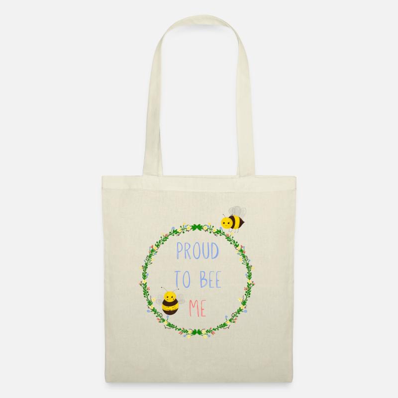 proud to bee me - Stoffbeutel - Natur