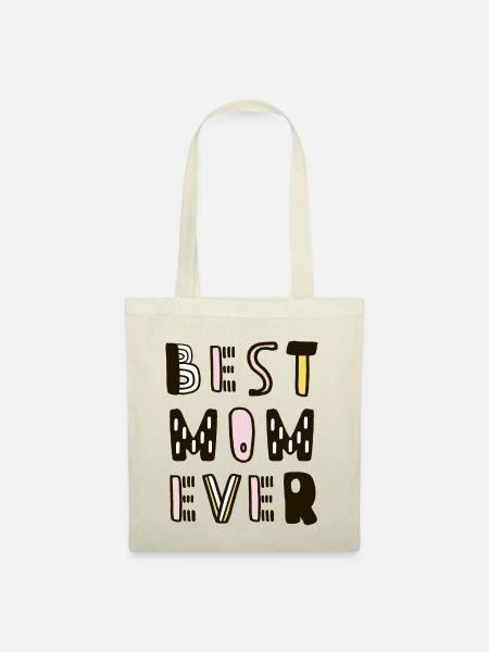 Beste Mutter aller Zeiten Mama Muttertag Geschenk - Stoffbeutel - Natur