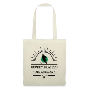 Hockeyplayers are awesome - Stoffbeutel - Natur - Vorne
