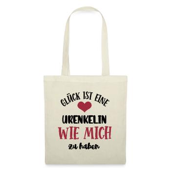 Ur-Enkelin Mädchen Enkelkind Urenkelin Kind Enkel - Stoffbeutel - Natur - Vorne