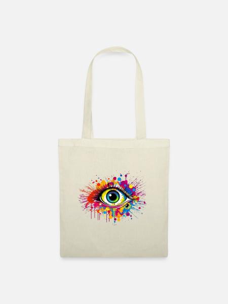 Colorful Artist Eye - Stoffbeutel - Natur