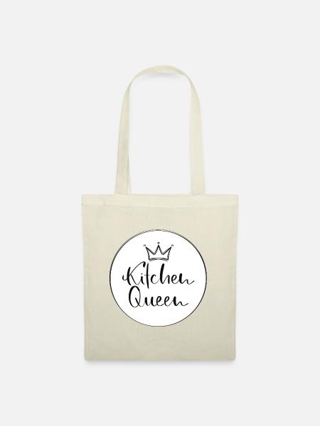 Kitchen Queen - Küchenschürze - Stoffbeutel - Natur