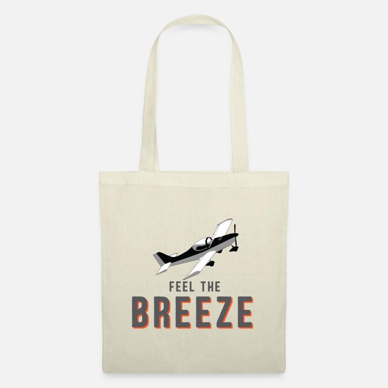 Ultralight pilot pilot "Feel the Breeze" - Tote Bag - nature