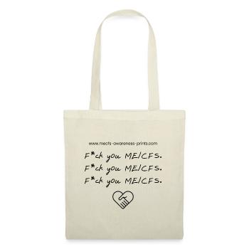 F*U ME/CFS ♡ - Sac en tissu - nature - Devant