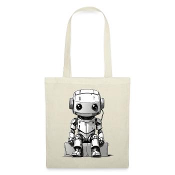 ROBOTO - Stoffbeutel - Natur - Vorne