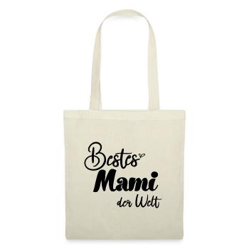 Beste Mama bestes Mami Schweiz Schweizer - Stoffbeutel - Natur - Vorne