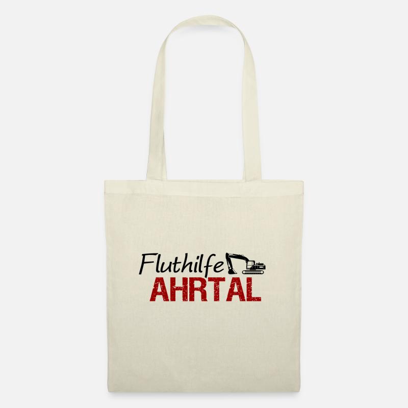 Fluthilfe Ahrtal Flut Helfer Hochwasser Eimerkette - Stoffbeutel - Natur