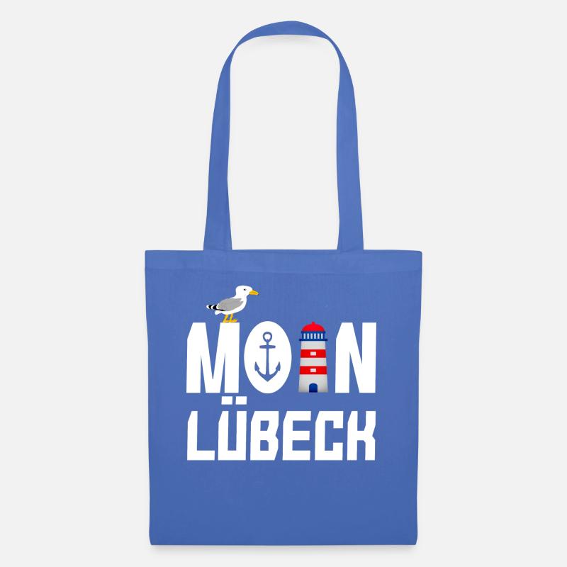 Moin Lübeck - Stoffbeutel - Hellblau